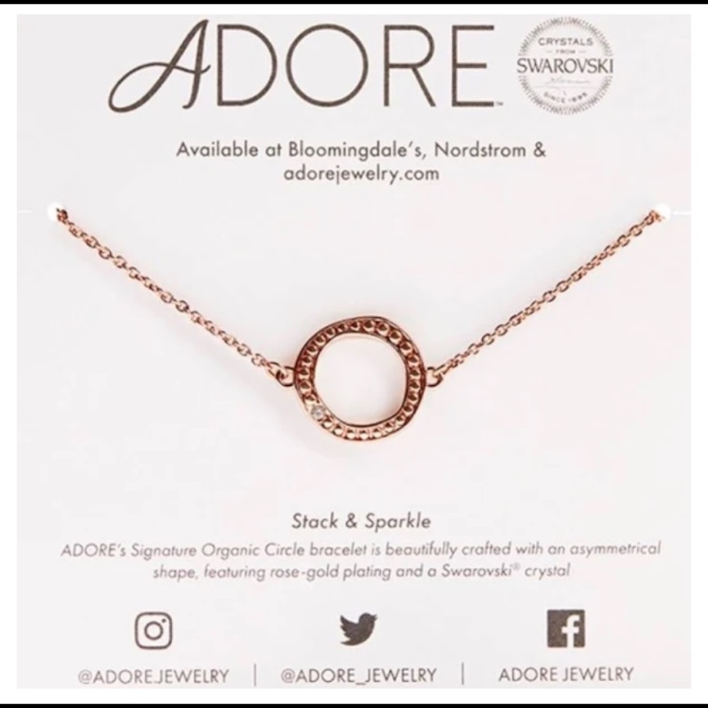 Adore’s organic circle bracelet